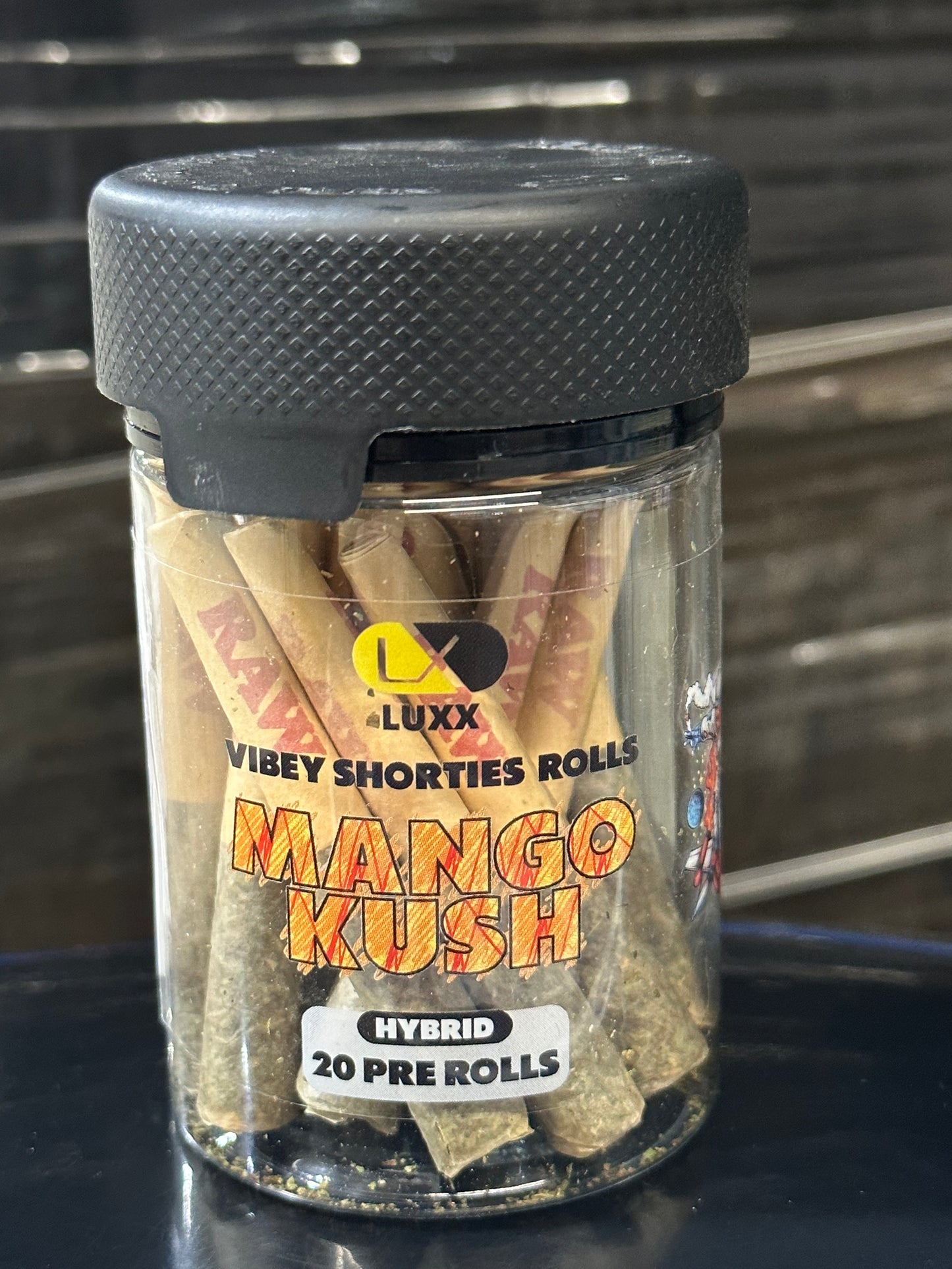 LUXX VIBEY SHORTIES THC-A 20CT(MANGO)