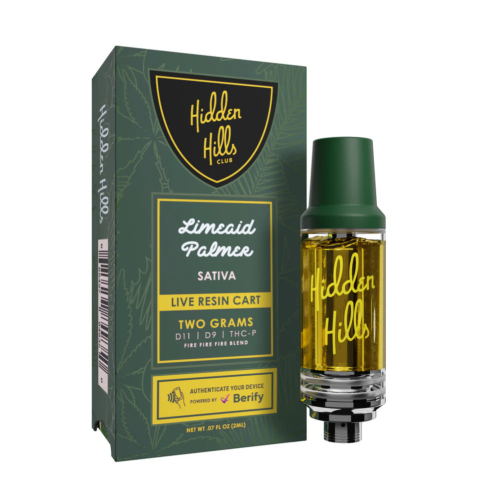 Hidden Hills 10 ct (LIMEADE PALMER | SATIVA | FIRE FIRE BLEND)