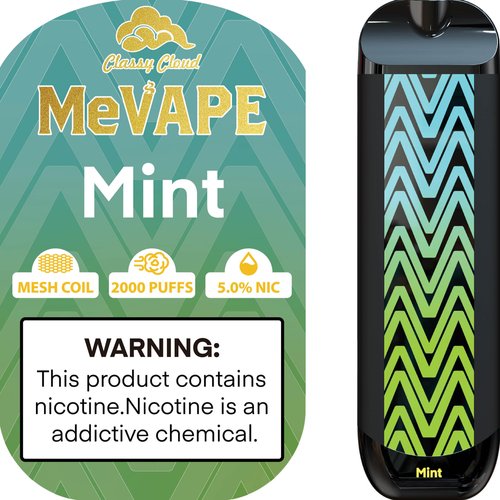 MEVAPE 2000 PUFFS 5% 10PK  MINT