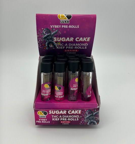 Luxx 12/CT THC-A Pre-Rolls (Sugar Cake)