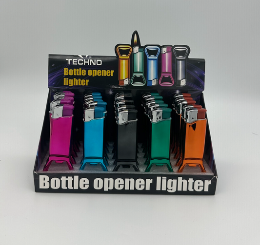 Techno Torch Bottle Opener Lighter 20ct