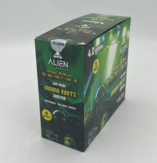 Alien Exotics Disposables 4g (Banana Runtz) 5ct