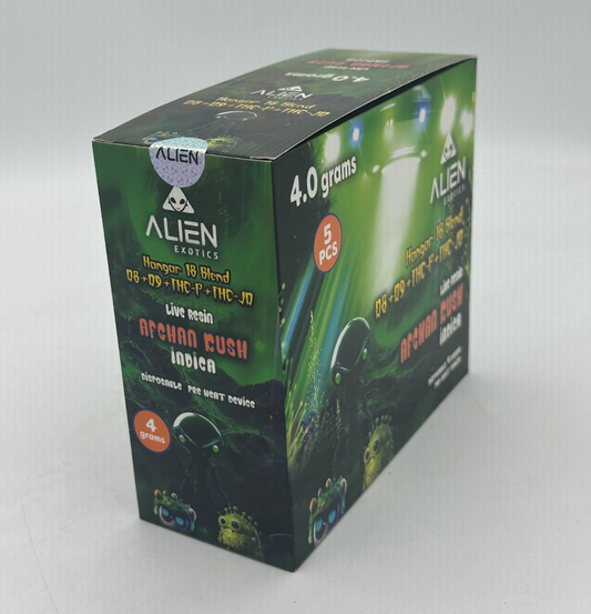 Alien Exotics Disposables 4g (Afghan Kush) 5ct