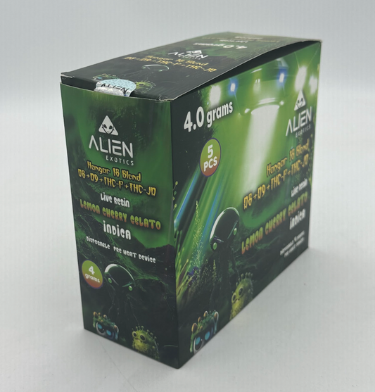 Alien Exotics Disposables 4g (Lemon Cherry Gelato) 5ct