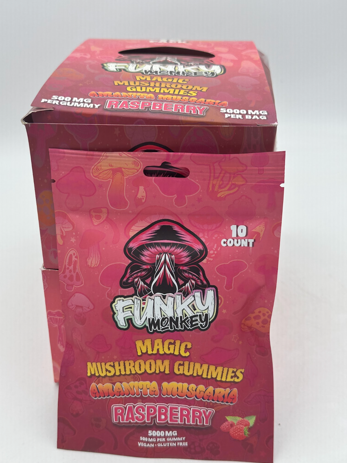 Funky Monkey Magic Gummies 10/CT (Raspberry)