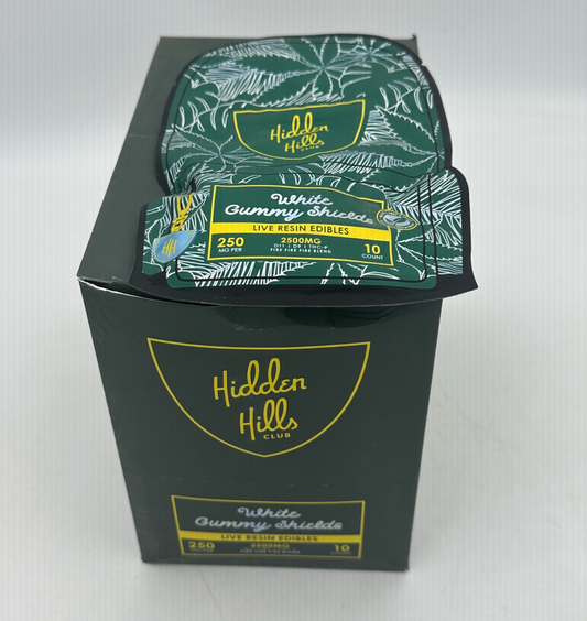 Hidden Hills THC-A Gummies 10ct (White Gummy Shields)