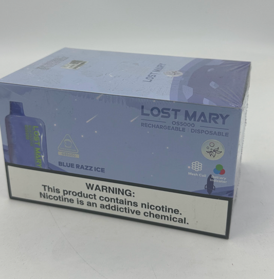 Lost Mary OS5000 (blue razz ice)