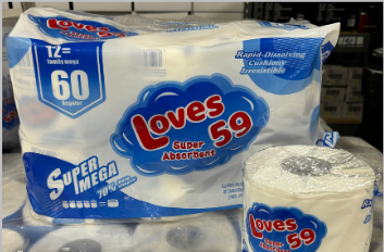 Loves59 Toilet Paper 12ct